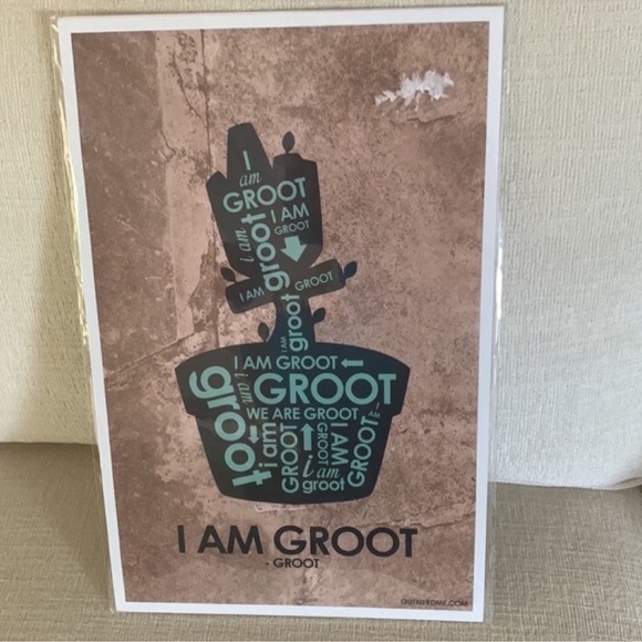 Art Paper Poster "I AM GROOT" by Stephen Poon - Picture 2 of 6